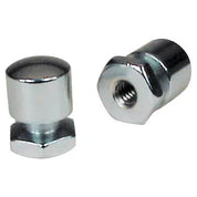 Harley FLSTNI Softail Deluxe 2005-2006 Solo Mounting Nuts Chrome by Mustang