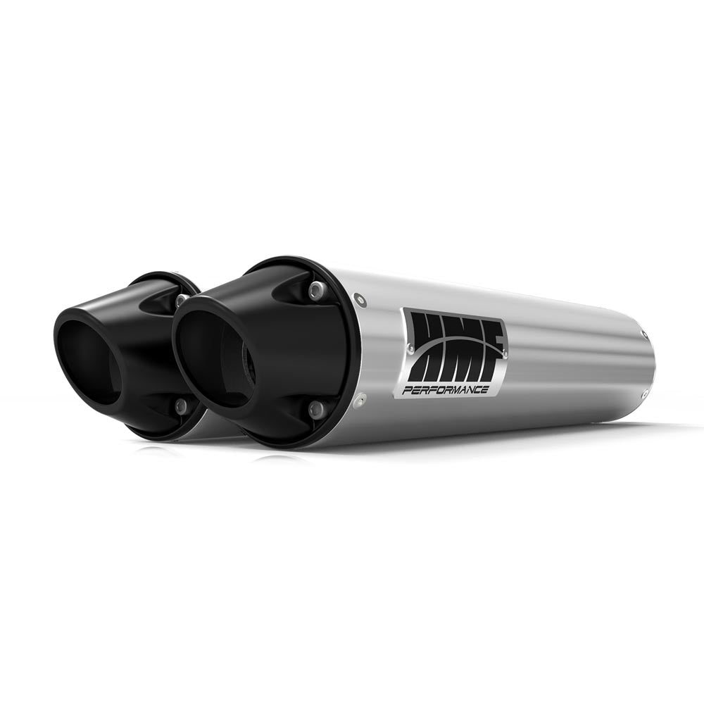 HMF Dual Slip On Exhaust for Can-Am Renegade 1000 12-23