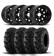 ITP Delta Steel 12" Wheels And Mud Lite II Tires [23x10-12]