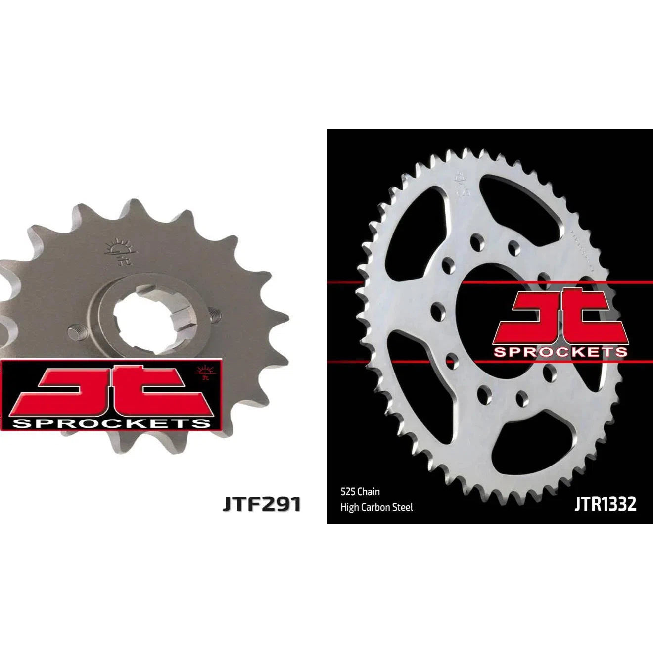 Front & Rear Sprocket Kit for HONDA CMX450 C Rebel-USA 86-87 JT Sprockets