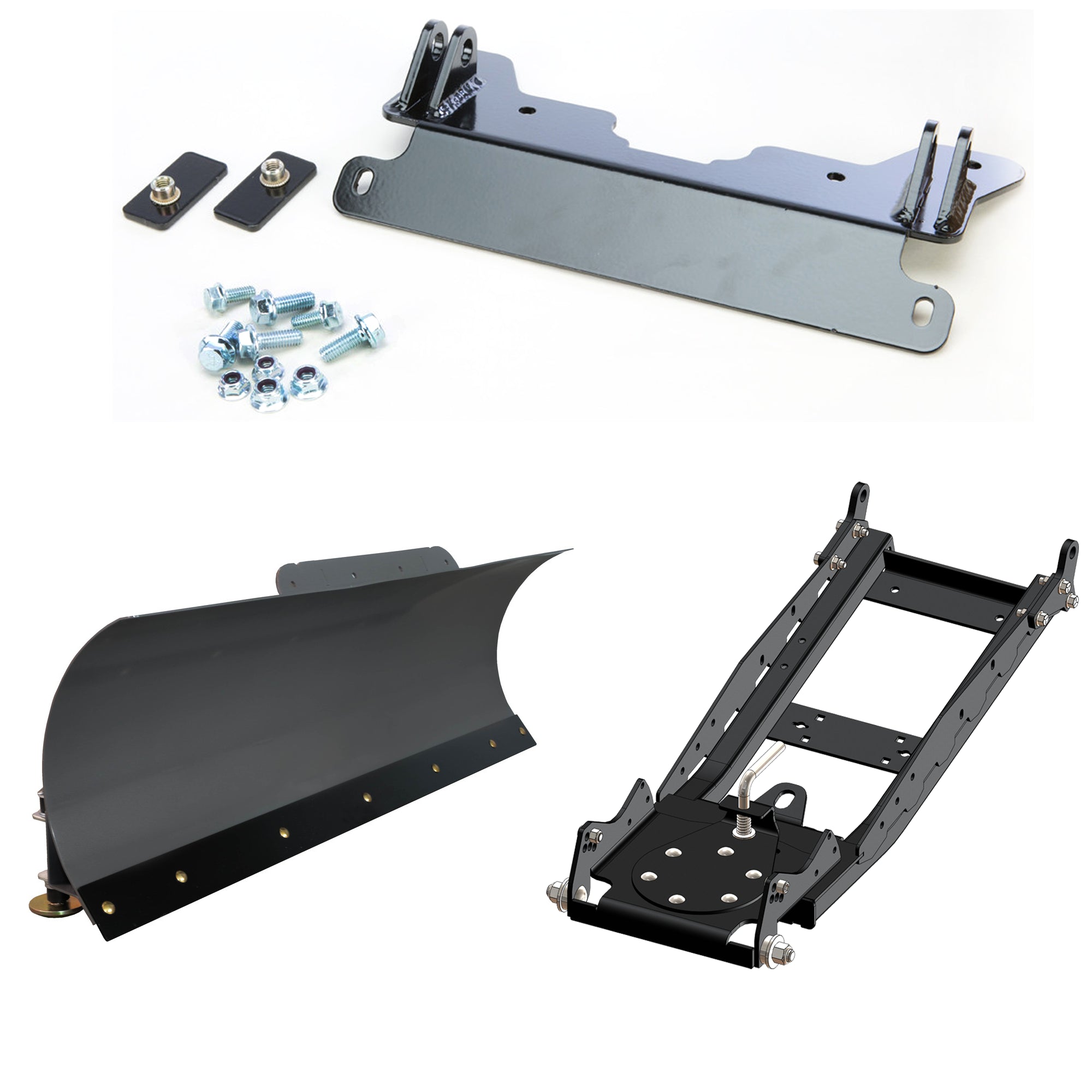 KFI UTV Snow Plow Kit For Can-Am Defender Max HD10 4x4 2017-2024-60" Steel Blade - 105060