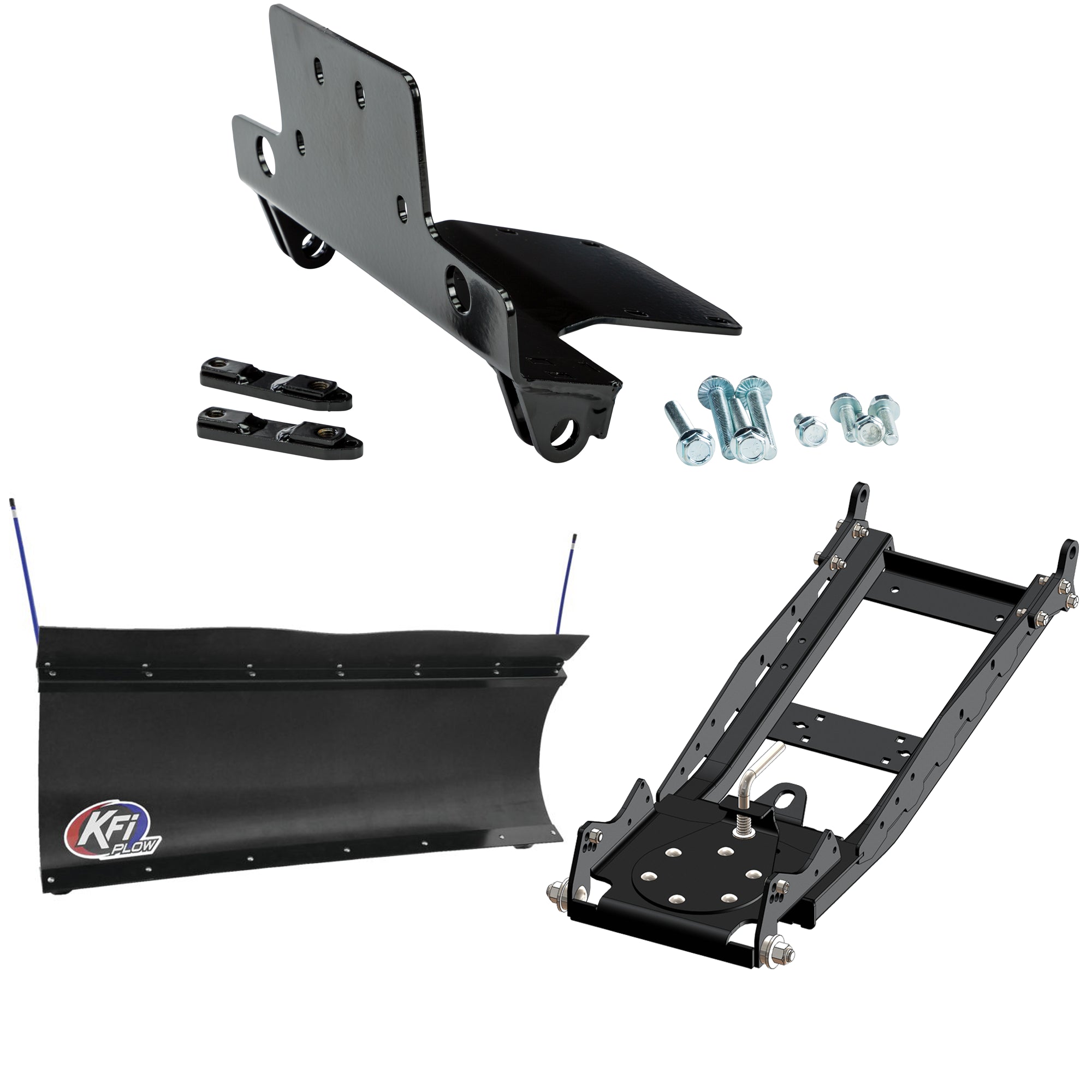 KFI UTV Snow Plow Kit For CF-Moto UFORCE 1000/XL 2019-2023-60" Pro-Poly Blade - 105860