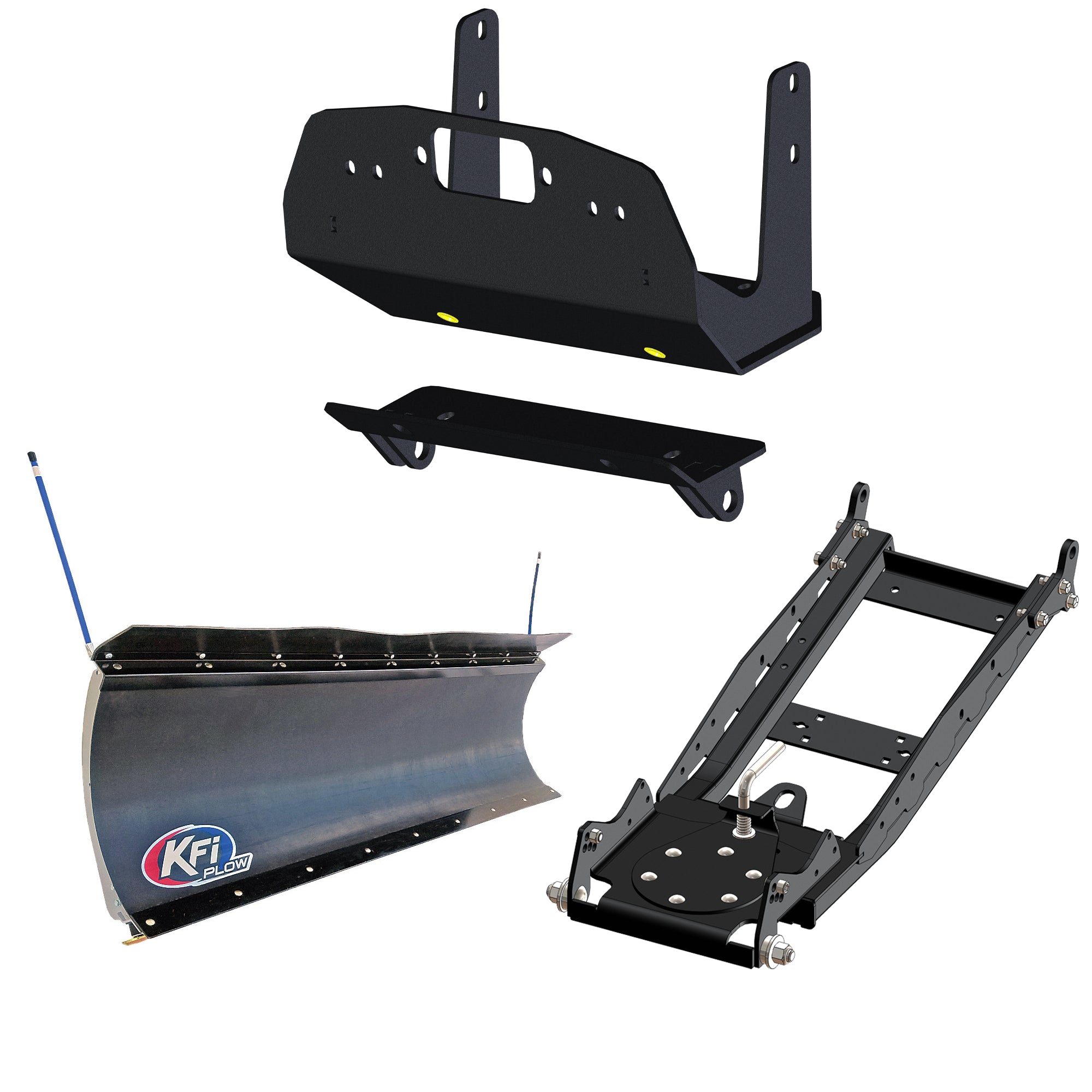 KFI UTV Snow Plow Kit For CF-Moto ZFORCE 950 HO 2022-2023-72" Pro-Poly Blade - 105872