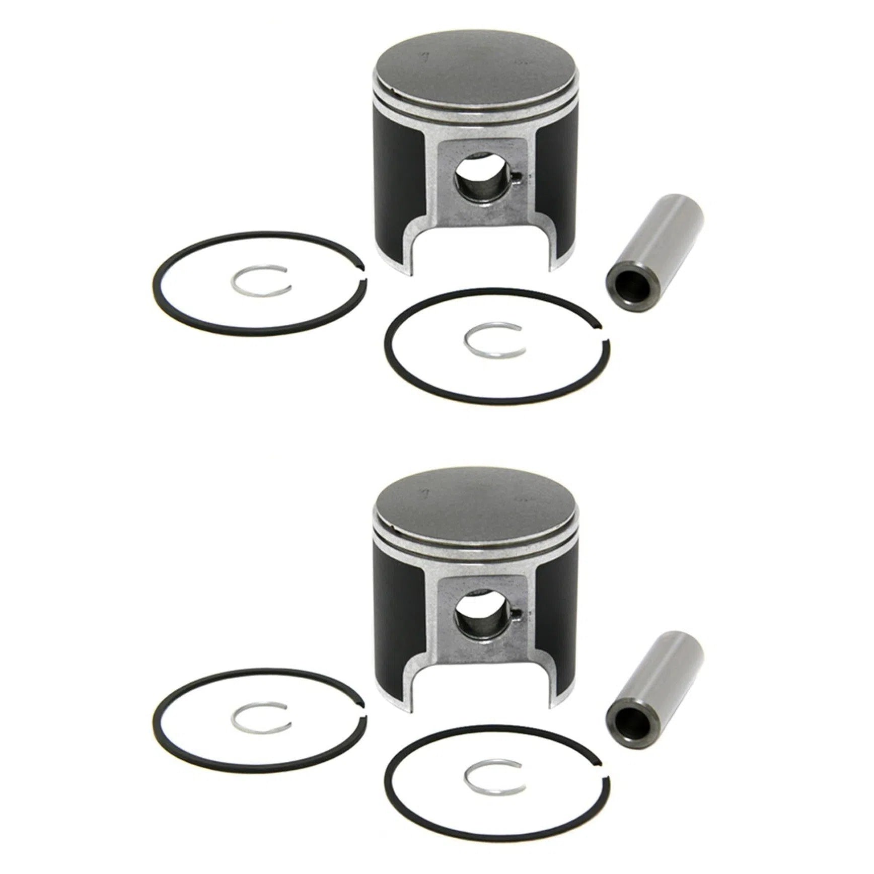 2 SPI Pistons, Needle Bearings, Full Gasket Kit Ski-Doo 500 L/C Summit, Formula