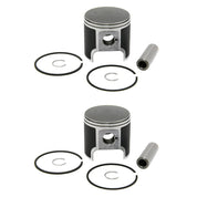 2 SPI Pistons, Needle Bearings, Full Gasket Kit Ski-Doo 500 L/C Summit, Formula