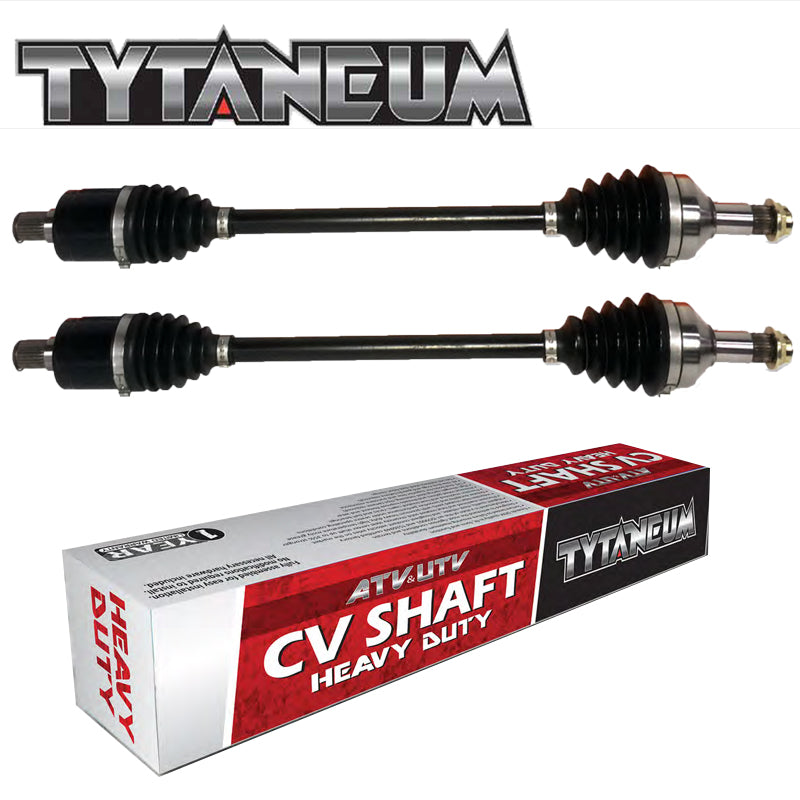 Tytaneum Heavy Duty Front/Rear CV Axle Set For 2015-2020 Kawasaki KAF820 Mule PRO-FXT