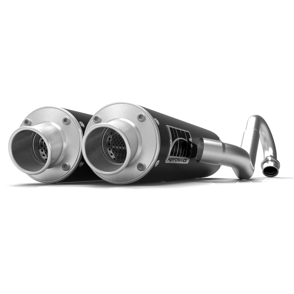 HMF Dual Full Exhaust for Kawasaki KFX 700 04-10