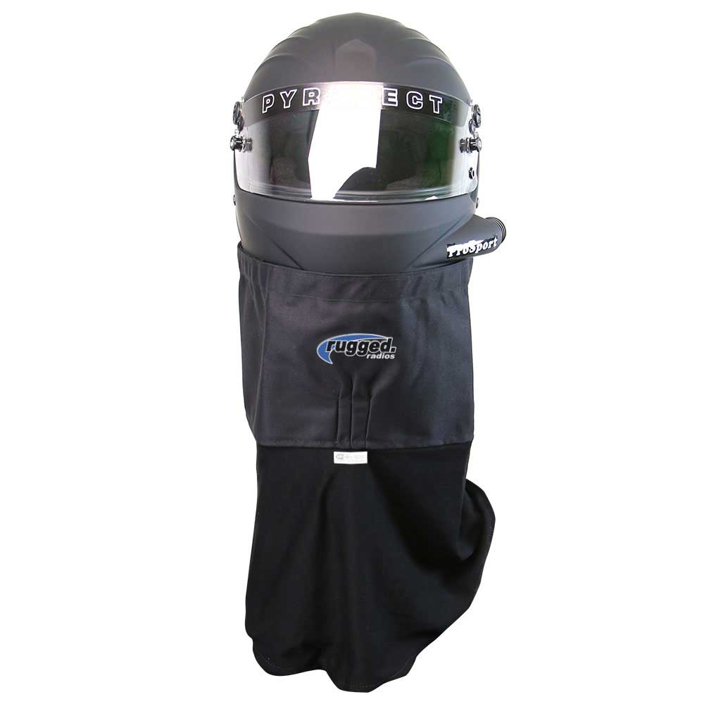 Rugged Radios Rugged Radios Velcro RACE Helmet Dust Skirt RUGGED-SKIRT-BLK