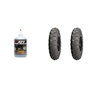 Set of 2 ITP Mud Lite AT Rear Tires 22x11-8 6-ply with QUADBOSS Sealant