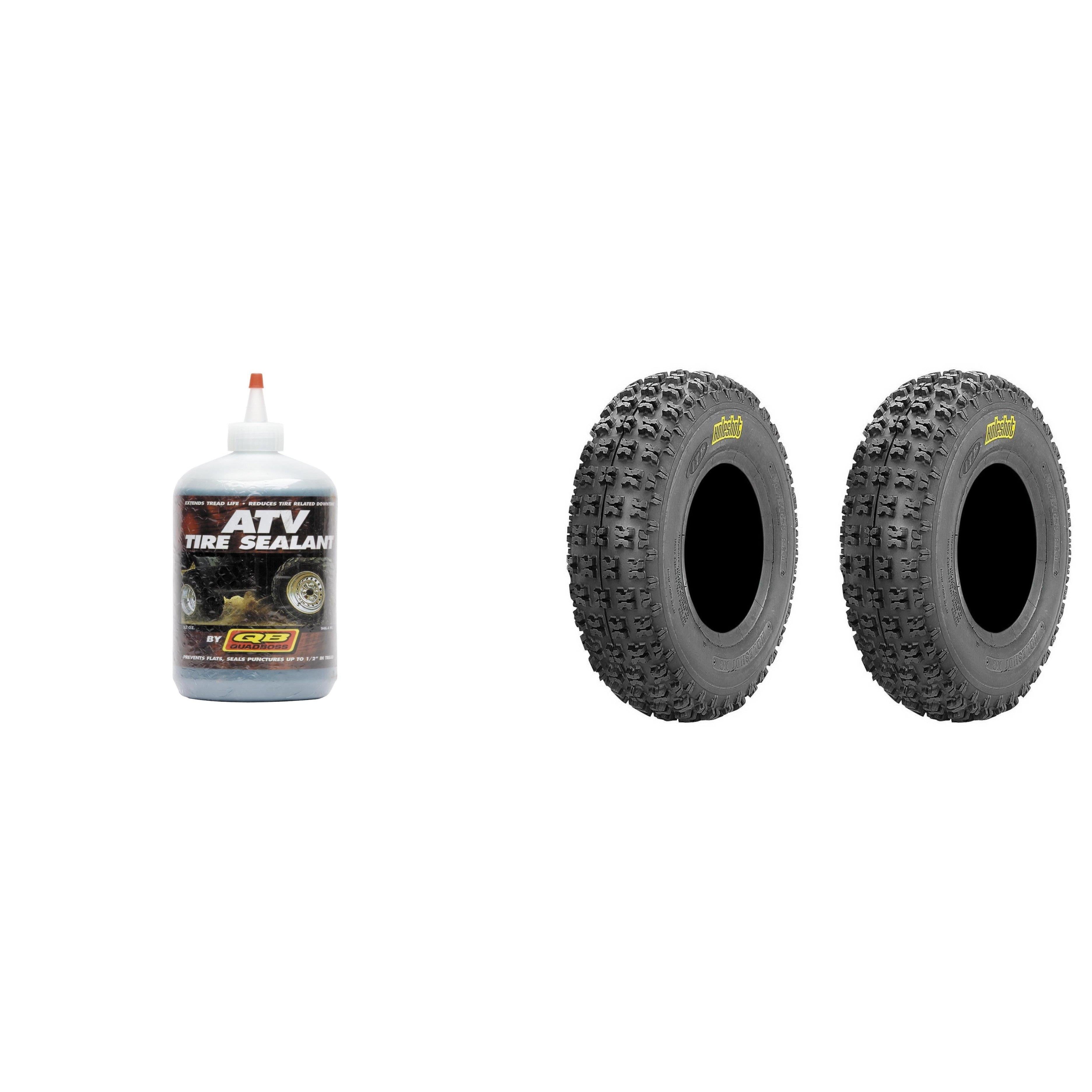 Set of 2 ITP Holeshot XC Rear Tires 20x11-9 6-ply with QUADBOSS Sealant