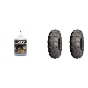 Set of 2 ITP Mud Lite XL Rear Tires 28x12-14 6-ply with QUADBOSS Sealant