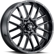 ITP Hurricane 18" Matte Black Wheels And Versa Cross XTR Tires [35x10-18]