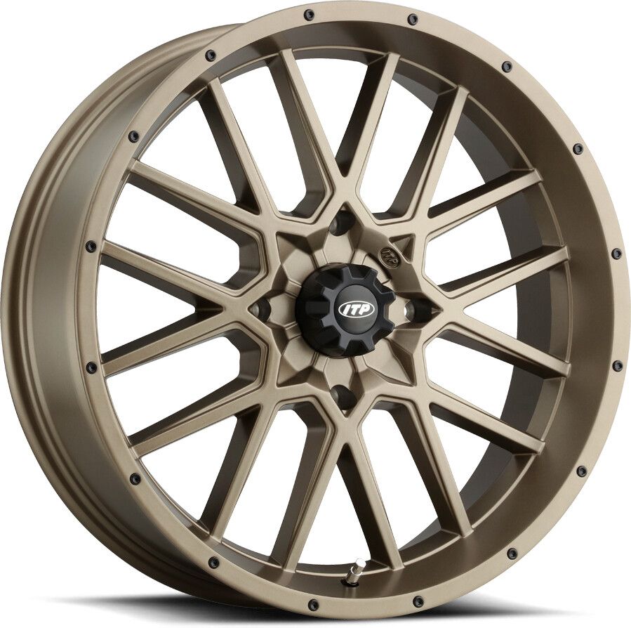 ITP Hurricane 15" Bronze Wheels And Ultra Cross R-Spec Tires [31x9.5-15]