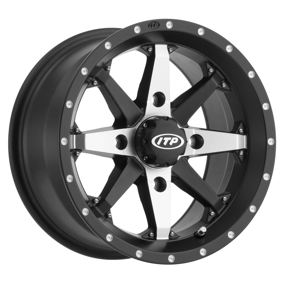 ITP Cyclone 14" Wheels And Mud Lite Tires [27x12-14]