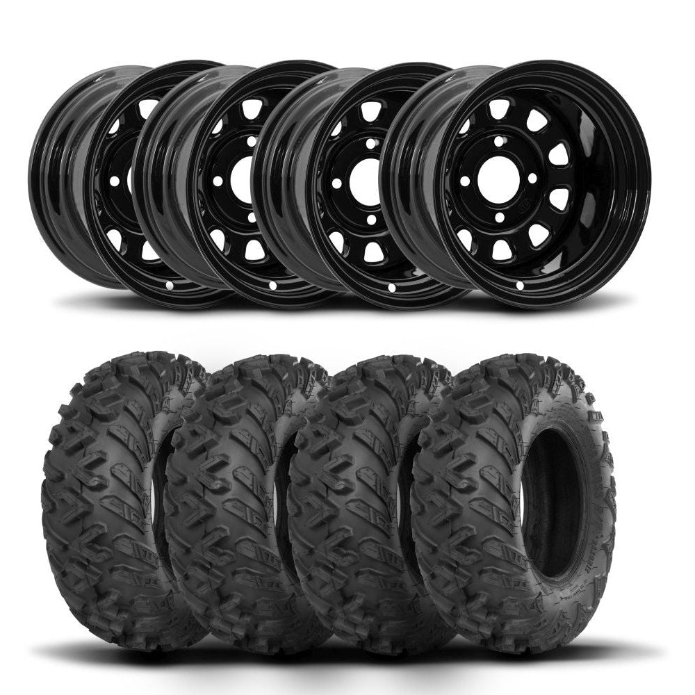 ITP Delta Steel 12" Wheels And Terracross R/T XD Tires [26x9-12]