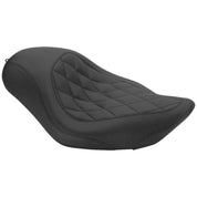 Harley XL1200V Seventy-Two 12-16 Wide Tripper Solo Seat Diamond Black by Mustang