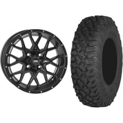 Set of 2 Mounted Wheel and Tire Kit Wheel: 15x7 4+3 4/156 Tire: 35x10-15 8 Ply