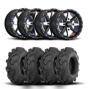 ITP Cyclone 14" Wheels And Mega Mayhem Tires [27x9-14]