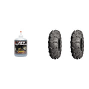 Set of 2 ITP Mud Lite XL Front/Rear Tires 28x10-12 6-ply with QUADBOSS Sealant