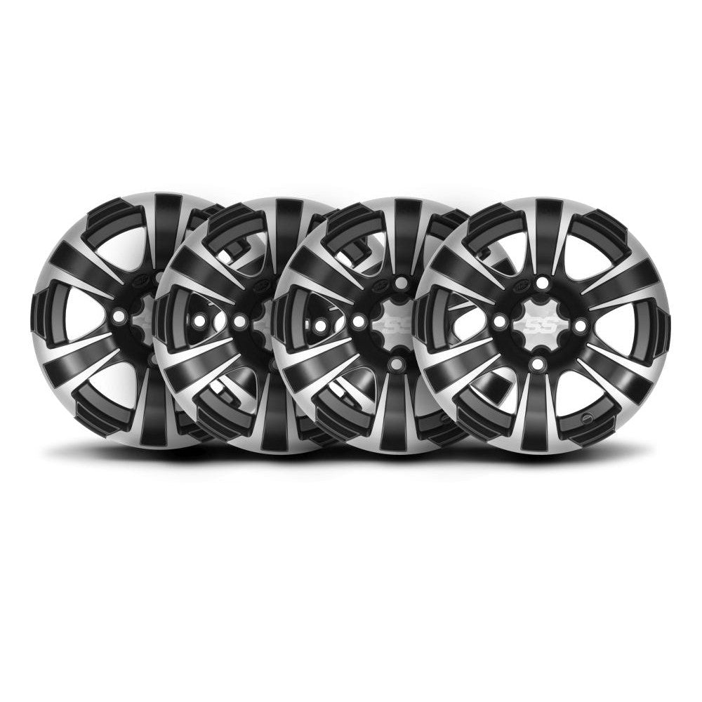 ITP Set of Four SS312 Alloy Wheels 12x7 4/110 5+2