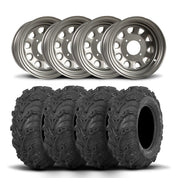 ITP Delta Steel 12" Wheels And Mud Lite II Tires [26x11-12]