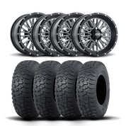 ITP Momentum 15" Wheels And Terra Hook Radial Tires [30x10R-15]