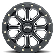 ITP Velocity Intertia Beadlock Wheel Matte Black 15x7 4x136 5+2 1522527727B