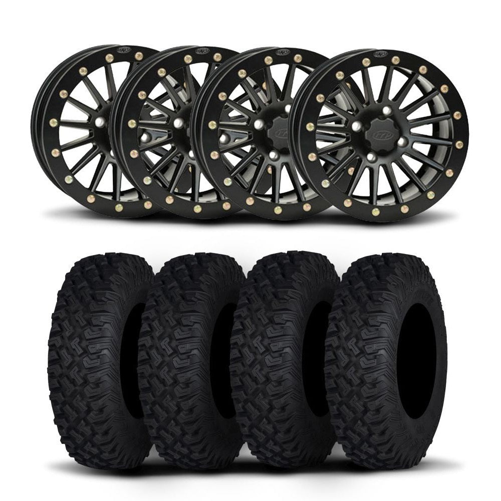 ITP SD Single 15" Matte Black Wheels And Coyote Tires [33x10R-15]