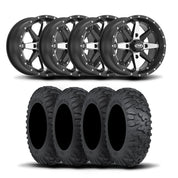 ITP Cyclone 14" Wheels And Terra Claw Tires [27x9R-14]