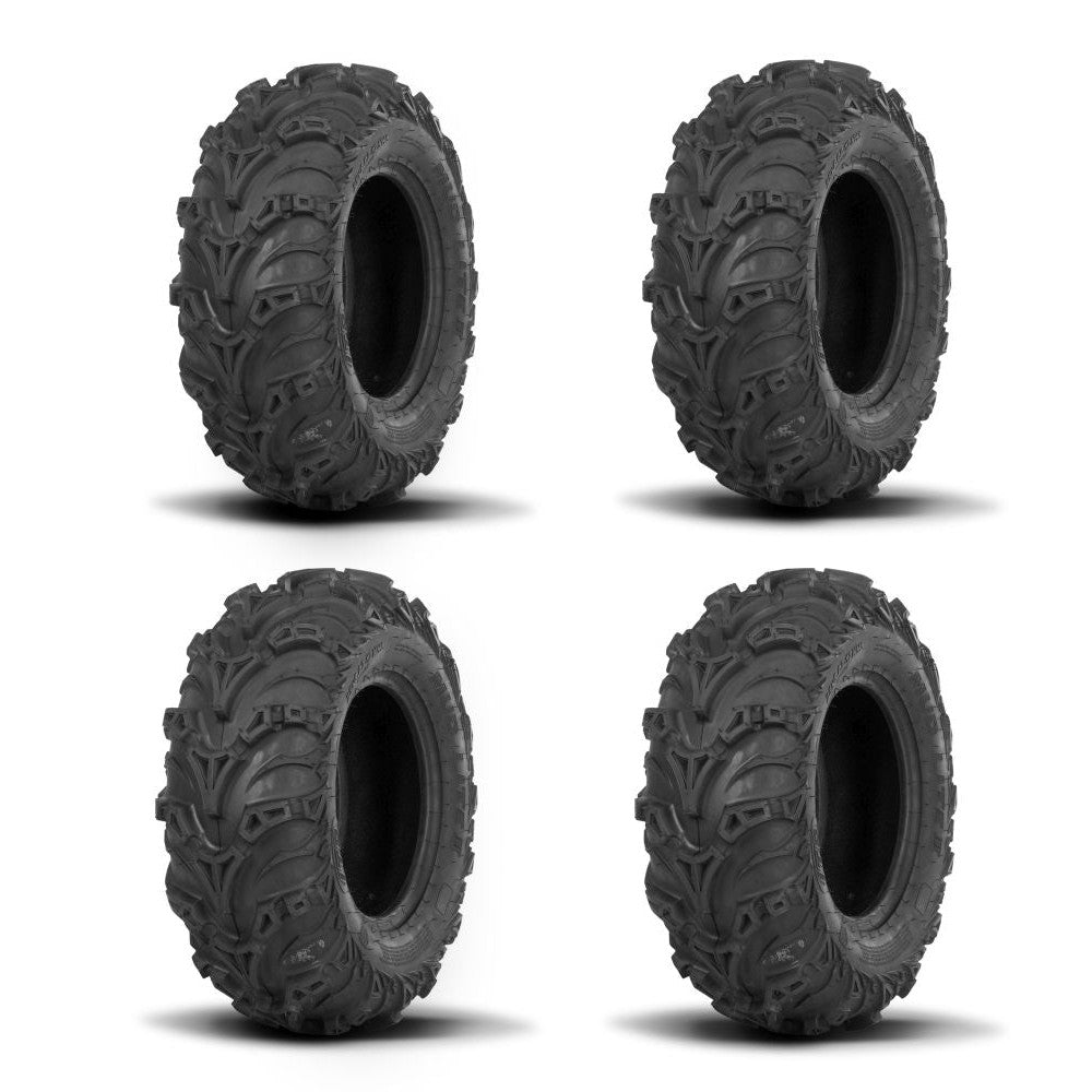 ITP Two Each Mud Lite II Tires Front [27x9-12] And Mud Lite II Tires Rear [27x11-12]