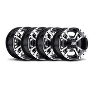 ITP Set of 4 SS112 Sport Alloy Wheel Machined 10x5 4/156 3+2