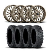 ITP Hurricane 18" Bronze Wheels And Versa Cross XTR Tires [35x10-18]