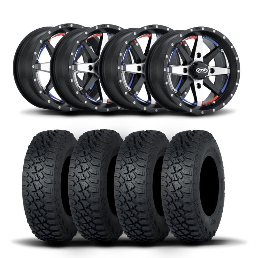 ITP Cyclone 15" Wheels And Tenacity XNR Tires [35x9.5R-15]