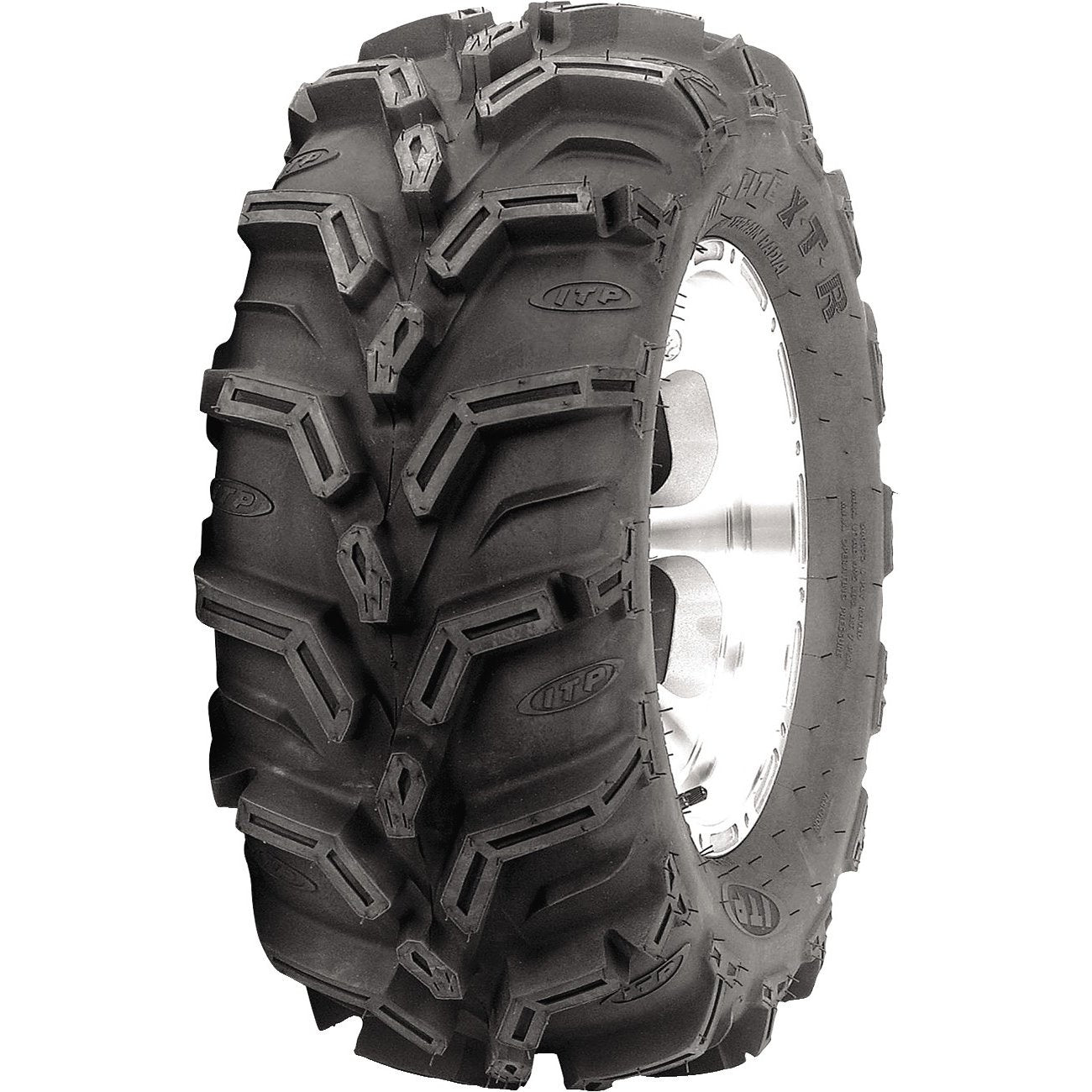 Set of 2 Mud Lite XTR Radial Rear Tires 25x10R-12 6-ply with Sealant