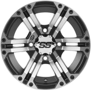 ITP Set of Four SS212 Alloy Wheels Machined Black 14x8 4/110 3+5