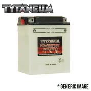 TYTANEUM Conventional Flooded Battery With Acid Pack YB14-A2