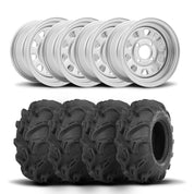 ITP Delta Steel 12" Wheels And Mega Mayhem Tires [28x11-12]