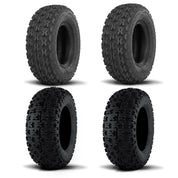 ITP Two Each Holeshot Tires Front [21x7-10] And Holeshot Tires Rear [20x11-8]