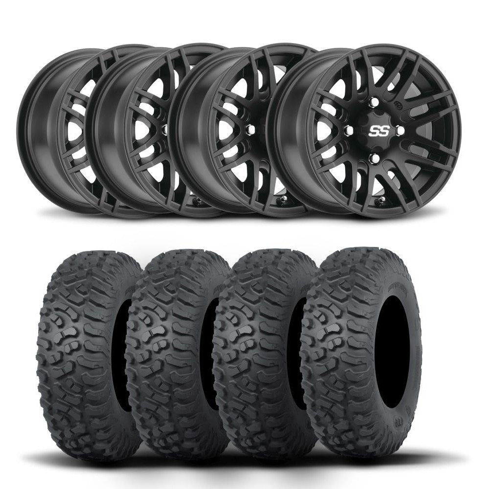 ITP SS316 14" Wheels And Terra Hook Tires [32x10-14]