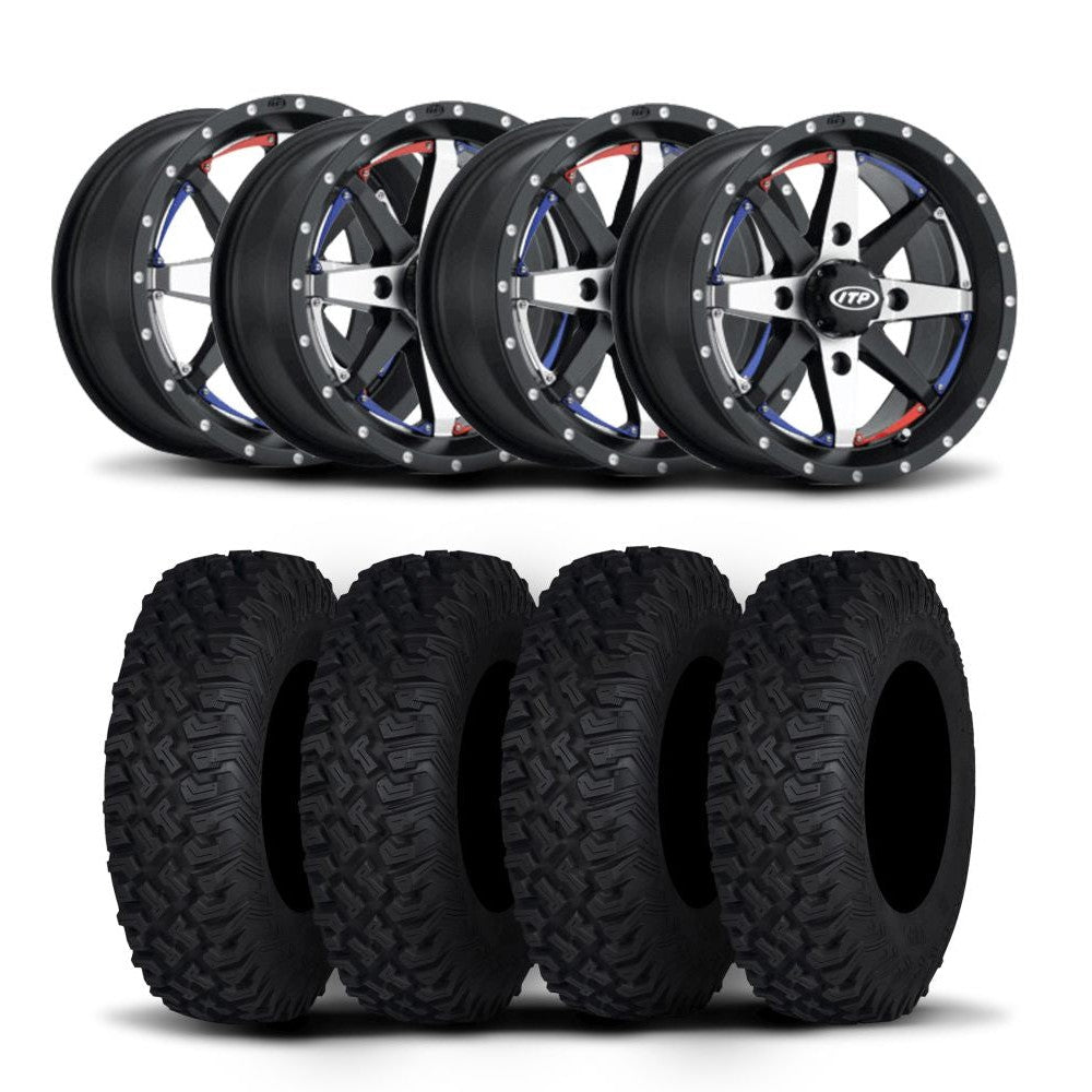 ITP Cyclone 15" Wheels And Coyote Tires [33x10R-15]