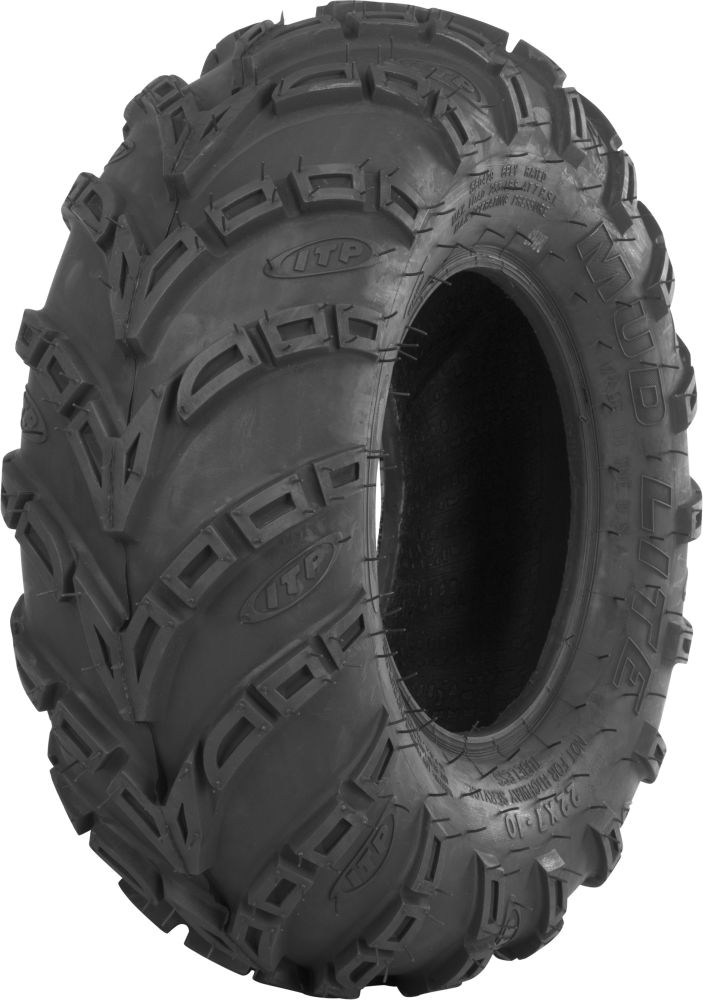 ITP SD Dual 14" Matte Black Wheels And Mud Lite Tires [27x10-14]