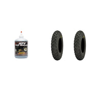 Set of 2 ITP Holeshot Front Tires 21x7-10 2-ply with QUADBOSS Sealant