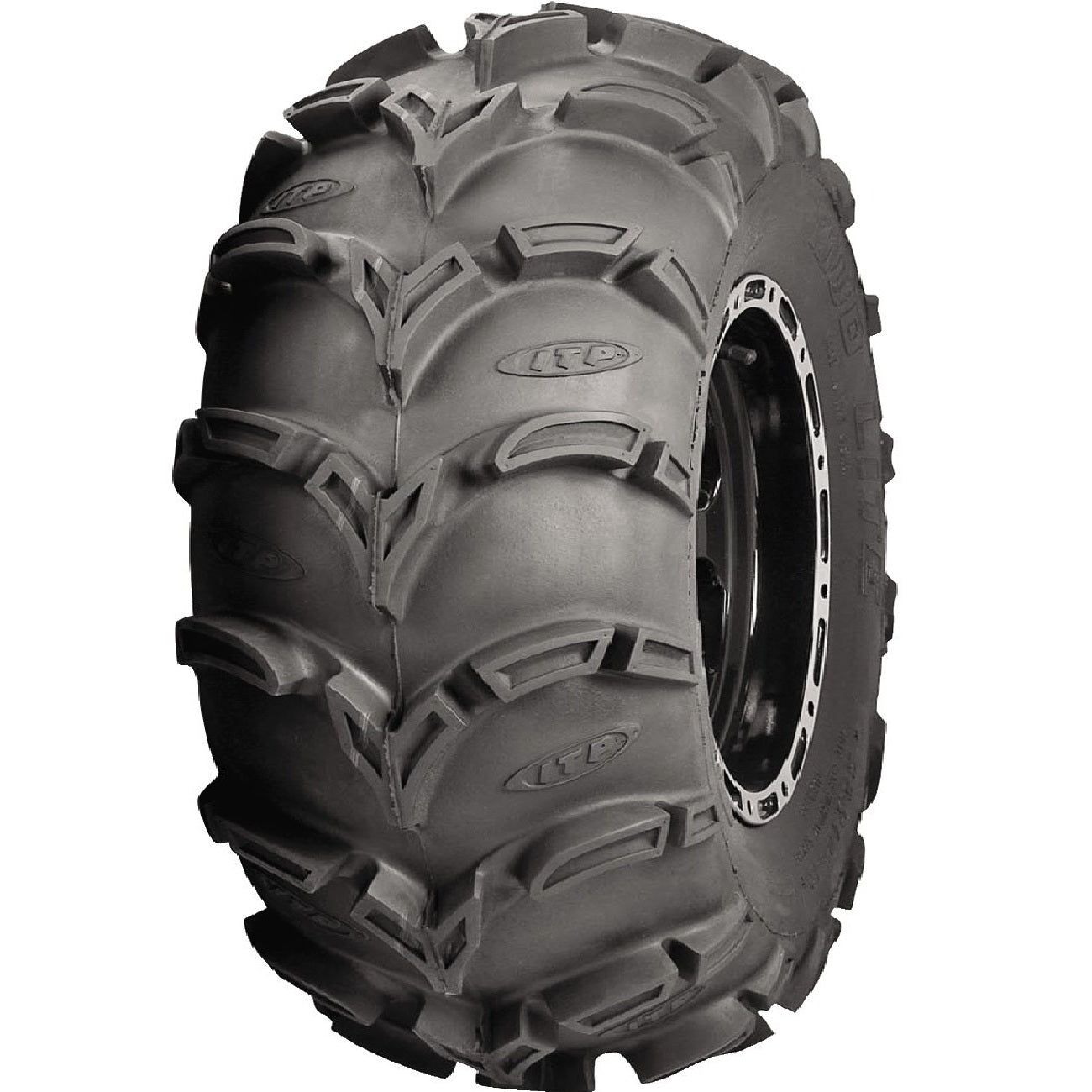 Set of 2 ITP Mud Lite XL Rear Tires 27x12-12 6-ply with QUADBOSS Sealant