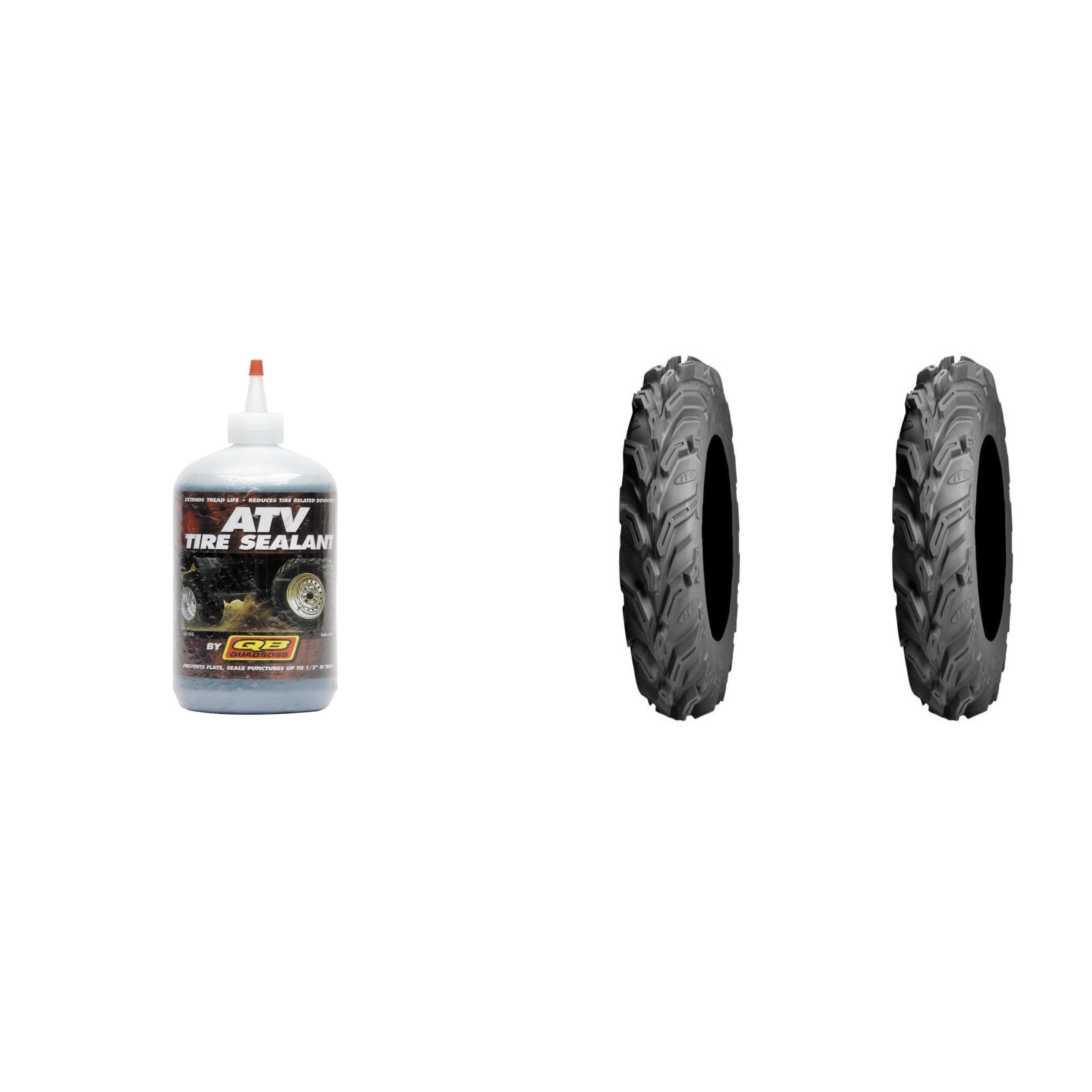 Set of 2 Mud Lite XTR Radial Front Tires 27x9R-14 6-ply with Sealant