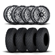 ITP Momentum 15" Machined Black Wheels And Coyote Tires [35x10R-15]