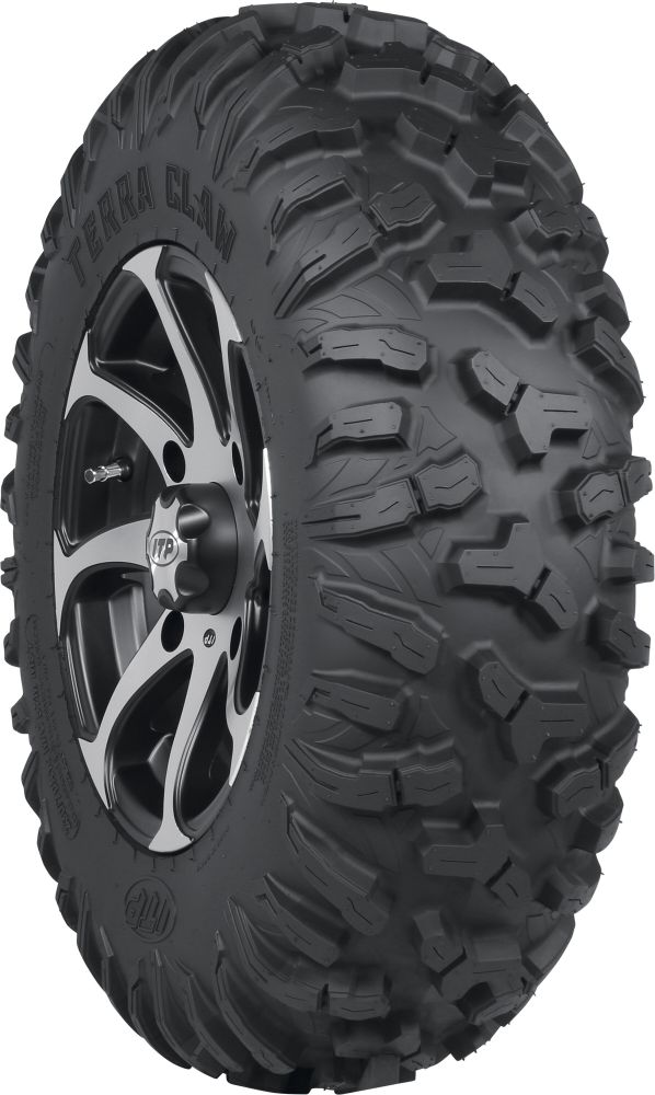 ITP Velocity Inertia 15" Matte Black Wheels And Terra Claw Tires [30x10R-15]