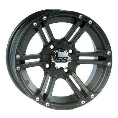 ITP Golf Cart 14" Machined Black Wheels And Ultra GT Bias Tires [205/30-14]