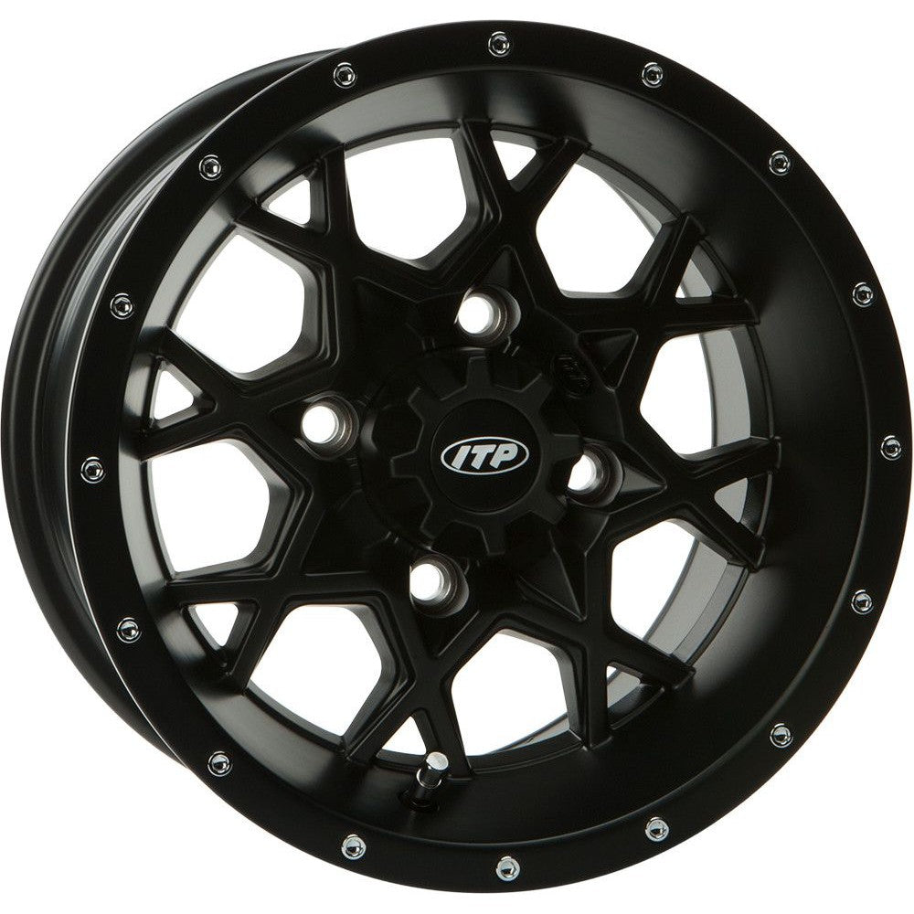 ITP Storm Series Hurricane Wheel Black 14X7 4X4 5+2 1428640536B