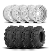 ITP Delta Steel 12" Wheels And Mega Mayhem Tires [27x9-12]