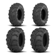 ITP Two Each Mud Lite Tires Front [22x7-10] And Mud Lite Tires Rear [20x11-9]